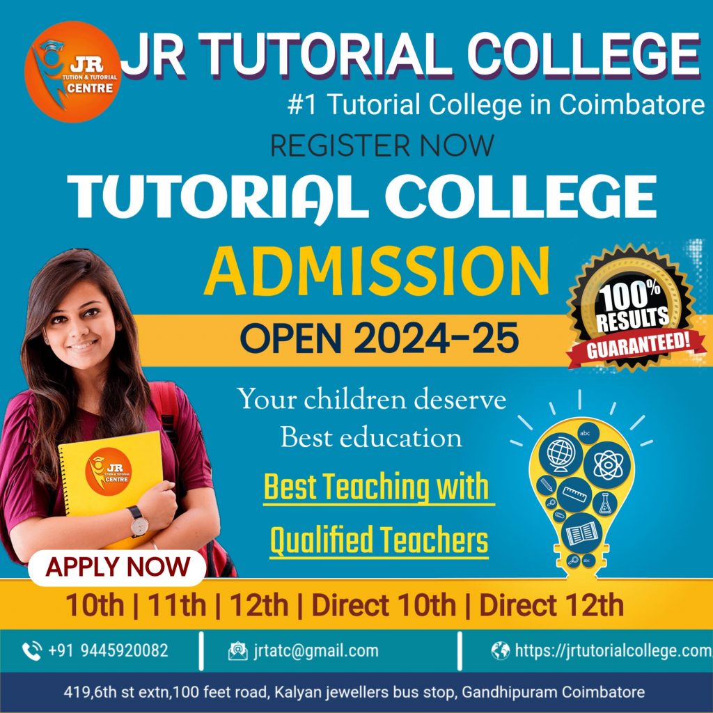 Tutorial near me best and top tutorial college in coimbatore